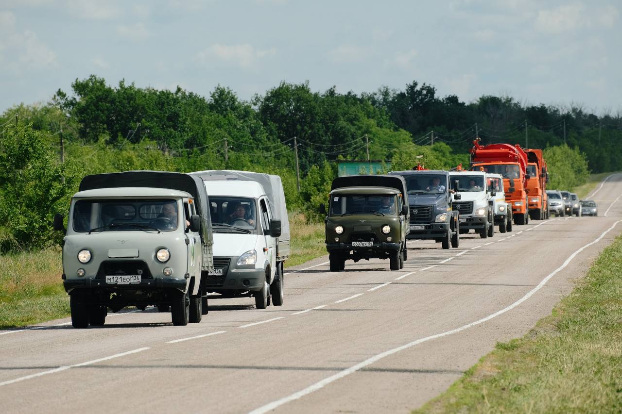 Воронежские власти отправили бойцам СВО очередной конвой гуманитарной помощи 