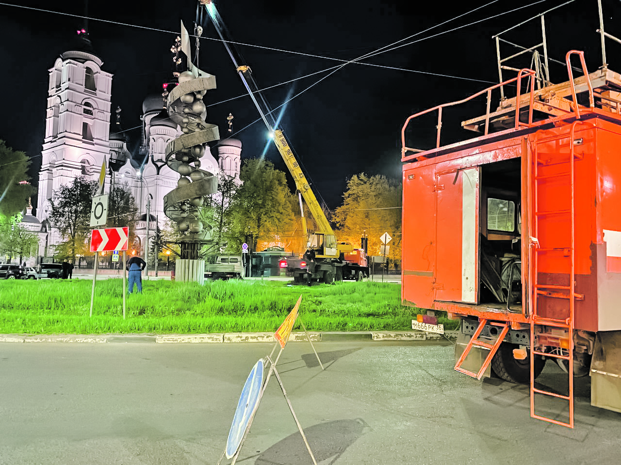 Почему демонтировали воронежскую «Молекулу ДНК» и когда монумент вернётся на своё место 