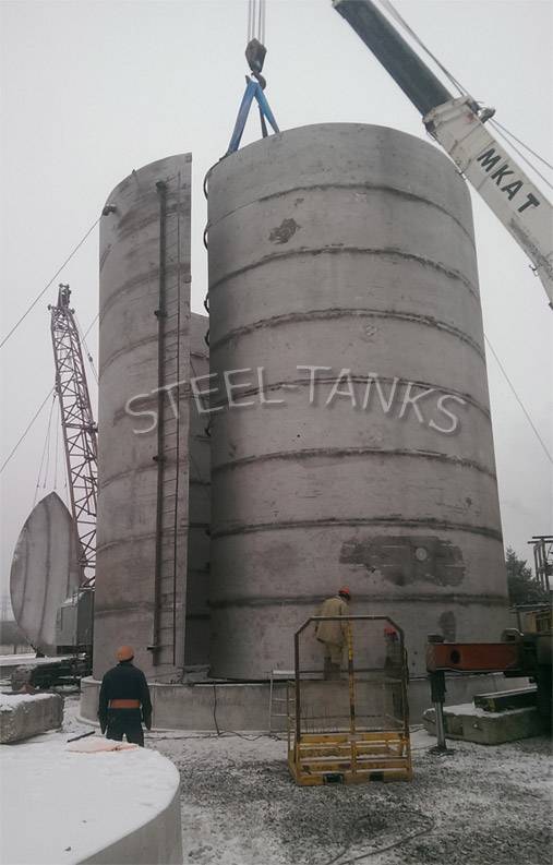 резервуары вертикальные стальные