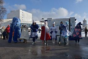 Русская зима в Воронеже 