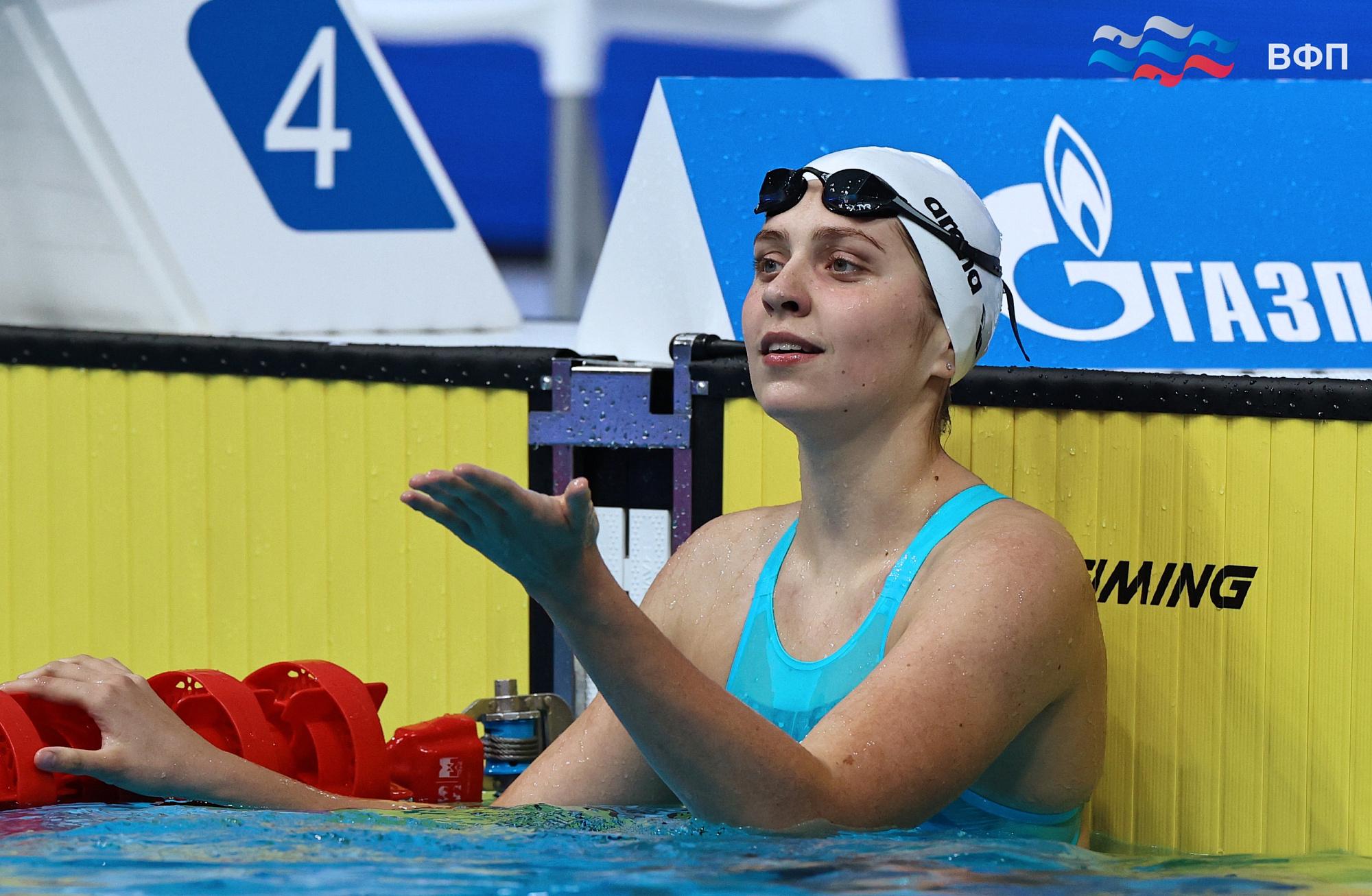 Воронежская пловчиха оставила американцев без «золота» на чемпионате мира